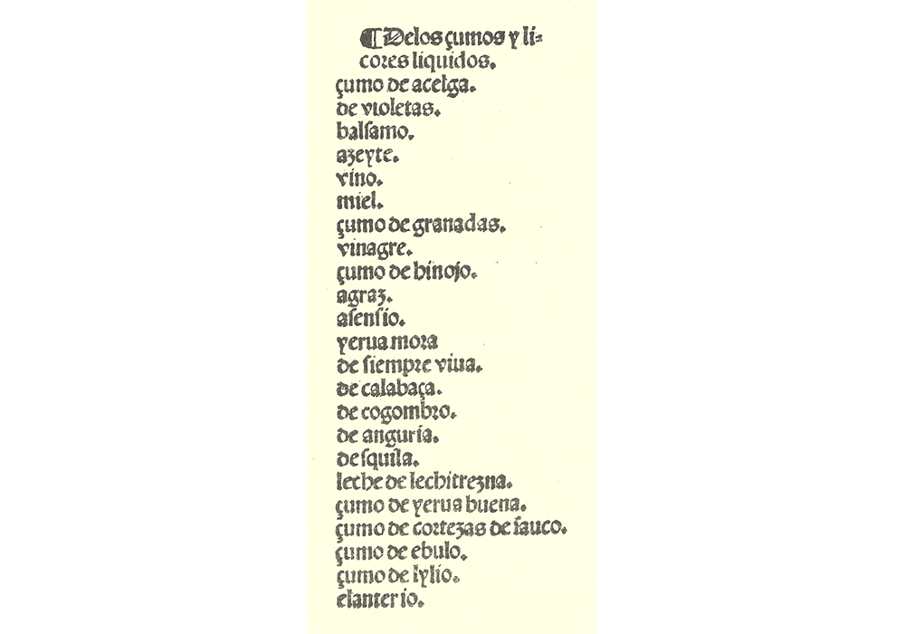 Compendio boticarios-Asculanus-Rodriguez Tudela-Guillen Brocar-Incunables Libros Antiguos-libro facsimil-Vicent Garcia Editores-9 Licores.